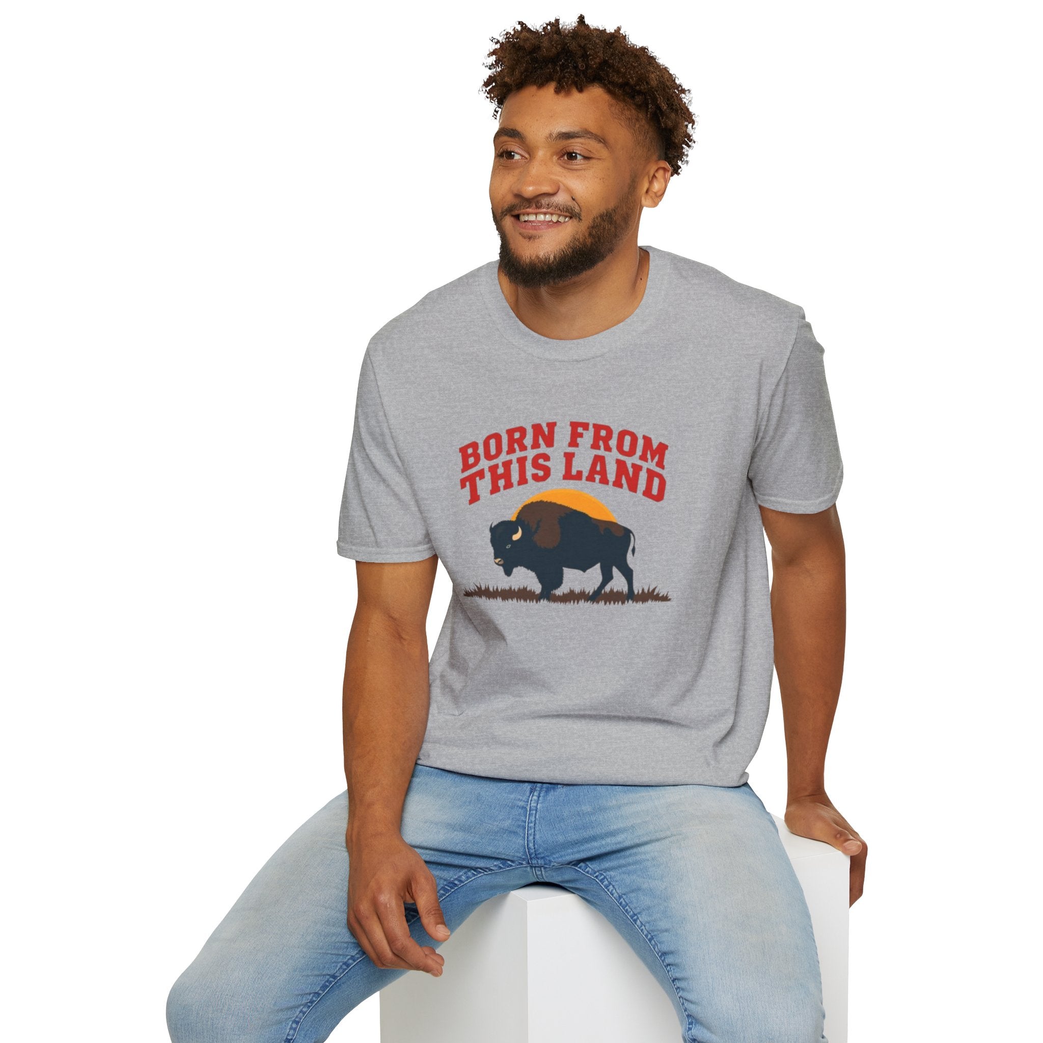 Born From this Land Native and Proud T-Shirt