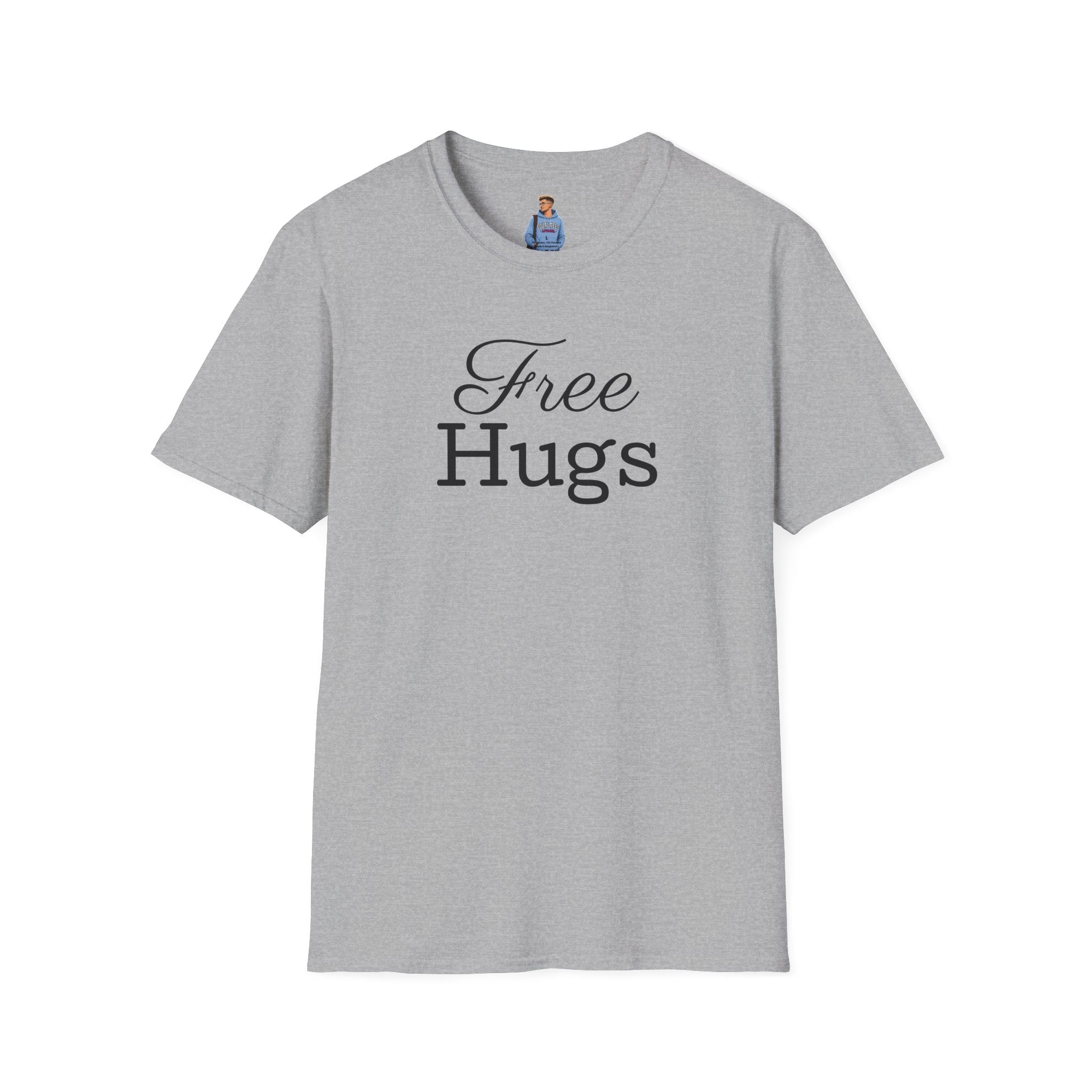 Camiseta unisex de estilo suave con mensaje de apoyo emocional