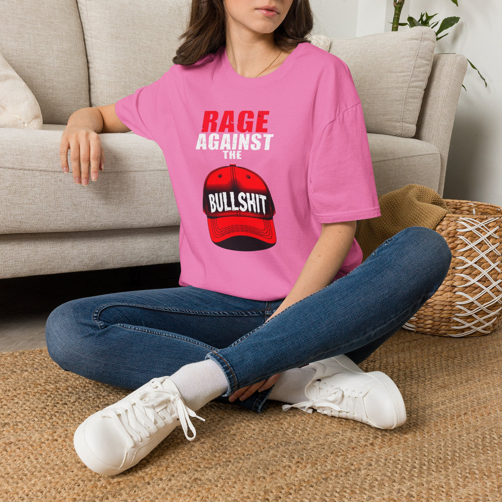 Camiseta unisex Softstyle - Camiseta gráfica "Rage Against the BS"