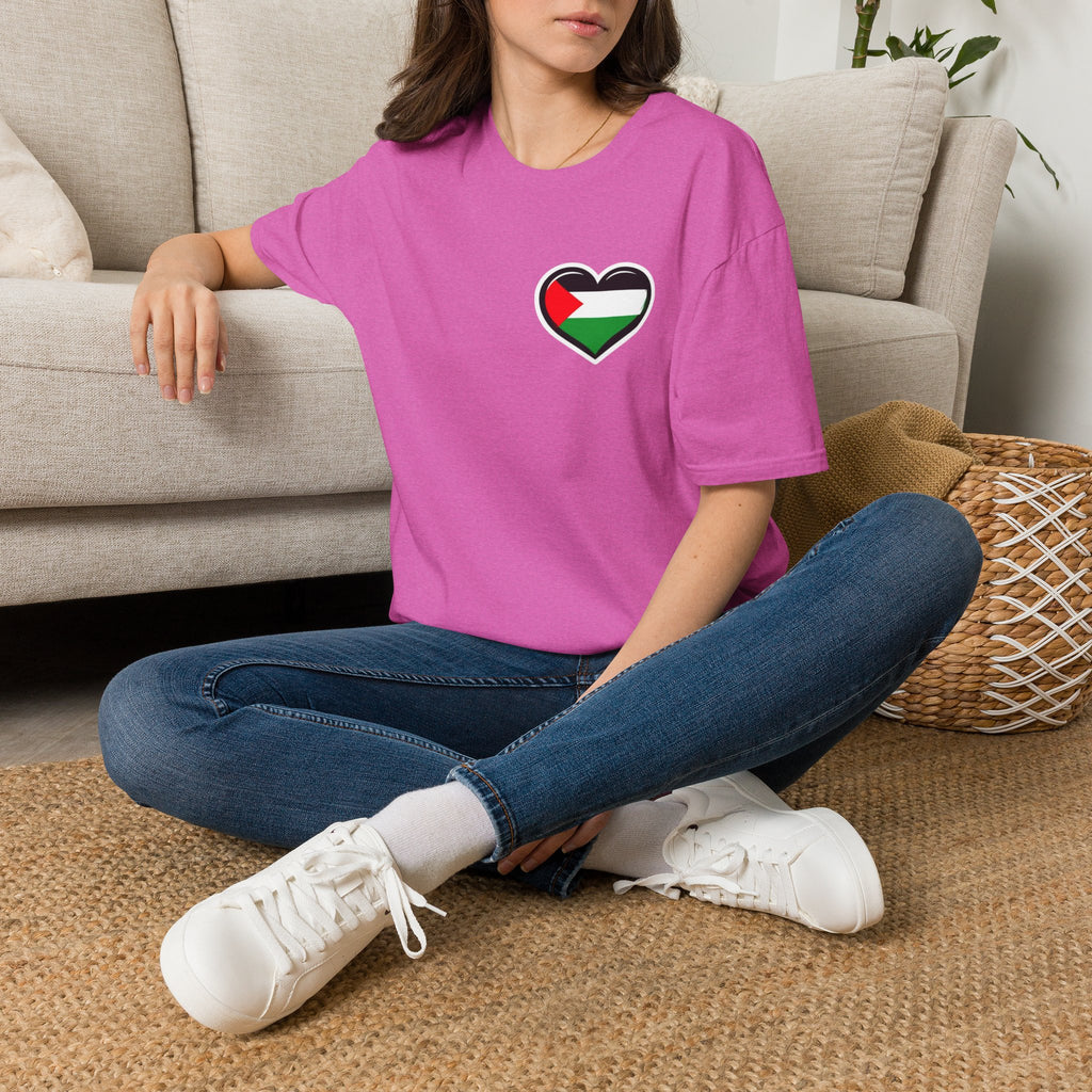 Camiseta unisex de estilo suave: "Apoya a Gaza y todos somos Palestina".