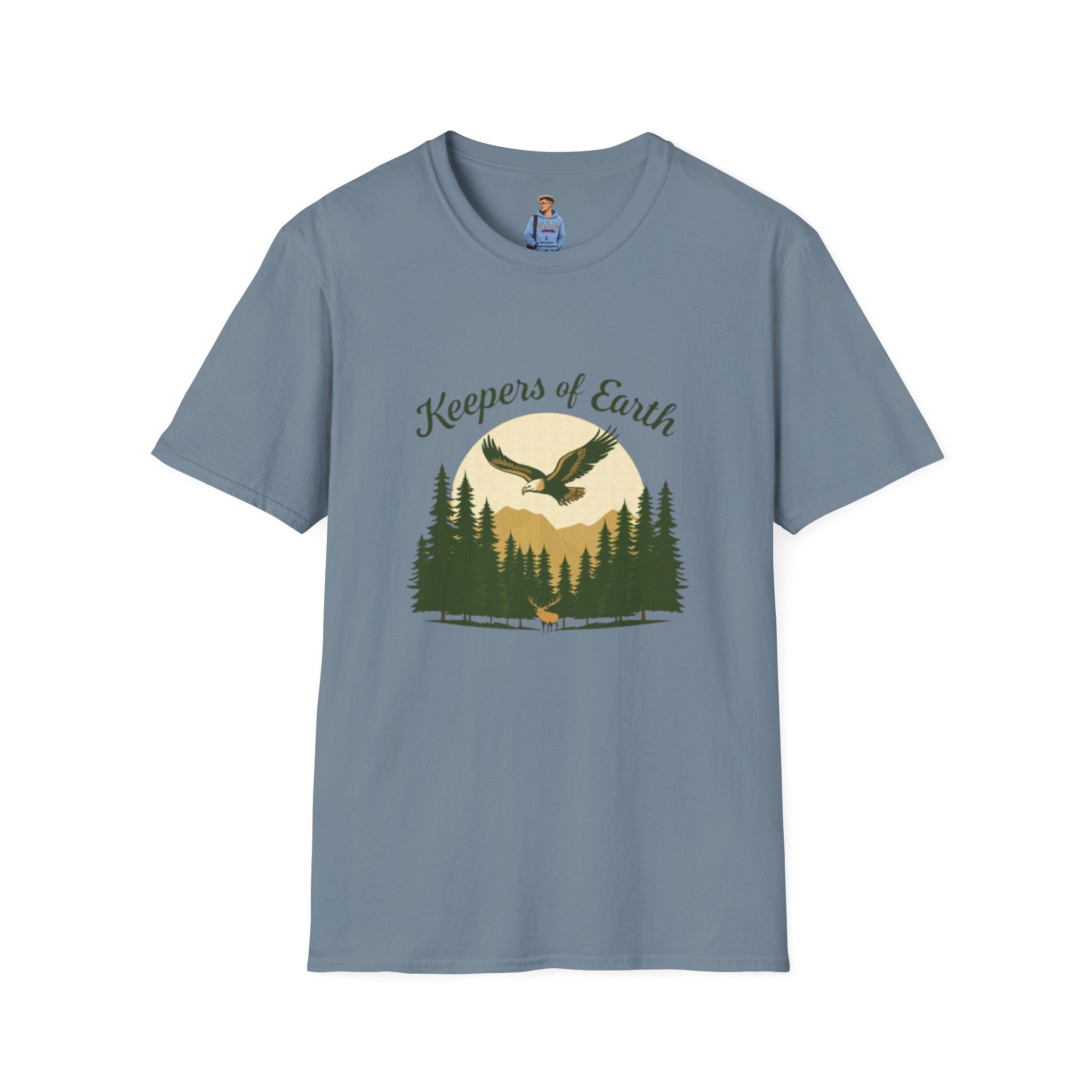 Keepers of the Earth Eagle and Elk T-shirt