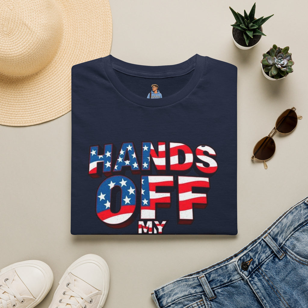 Hands Off My Future Political Statement Tee