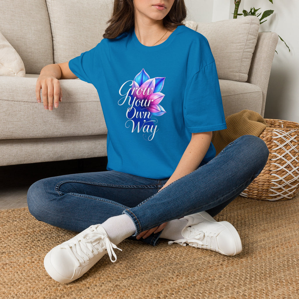 Empowerment Lotus, Grow Your Own Way T-Shirt