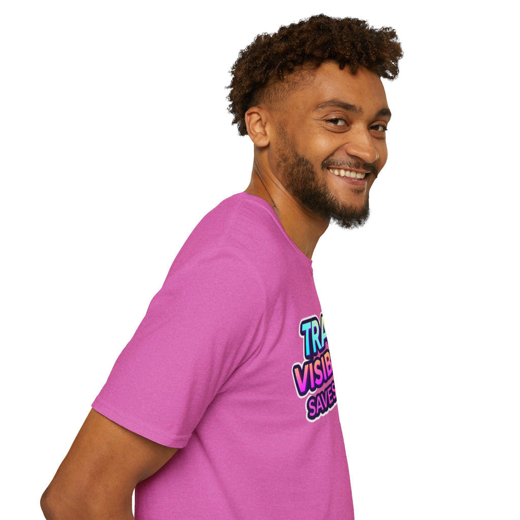 Trans Visibility Saves Lives Statement T-shirt