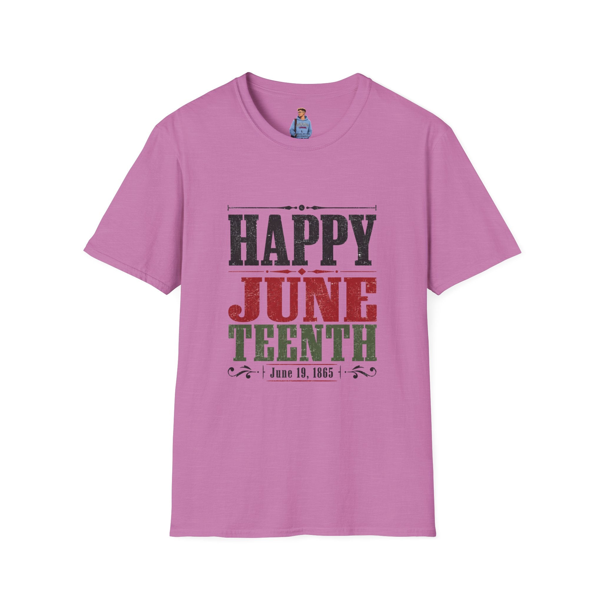 Juneteenth T-Shirt — "Happy Juneteenth" Celebration Tee