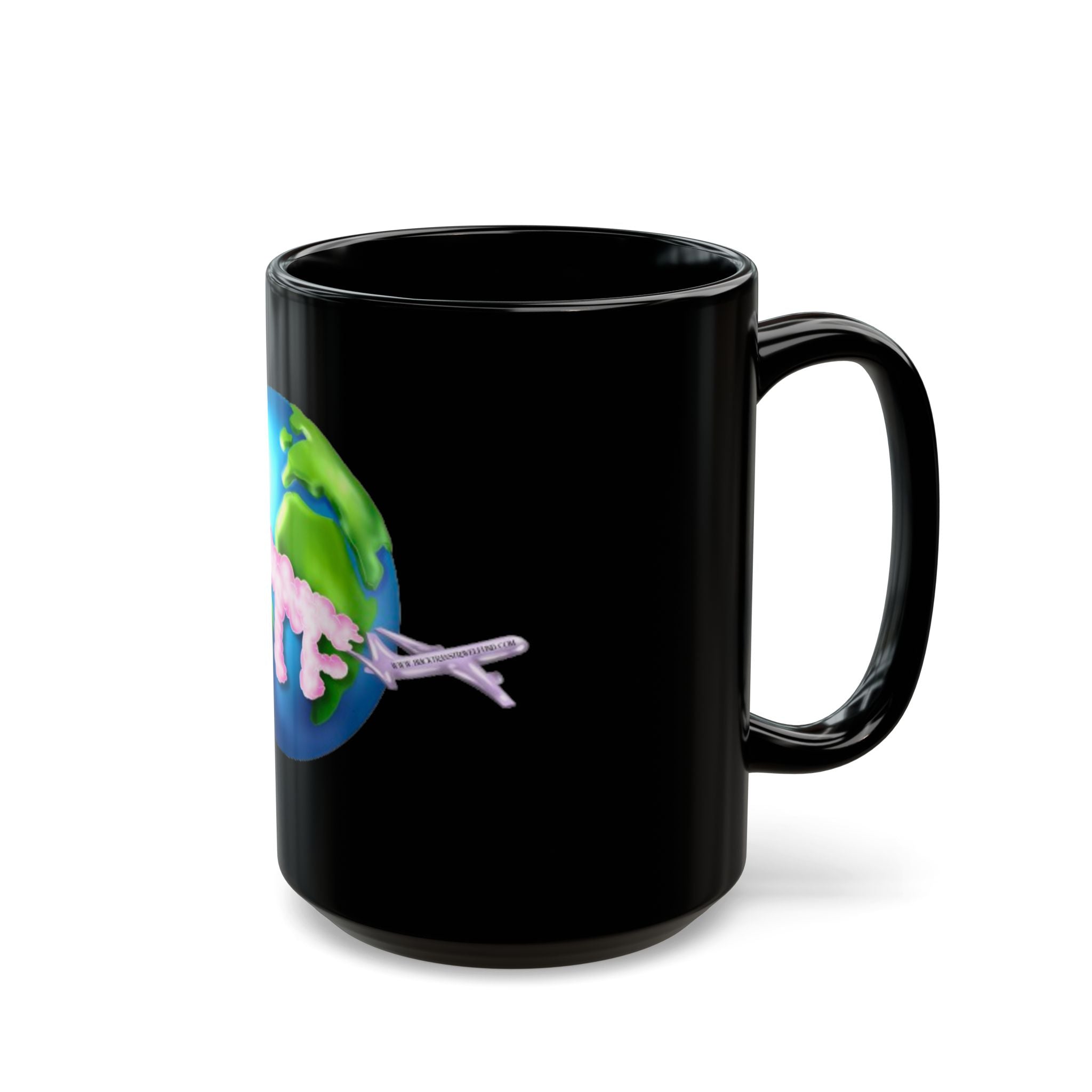 BTTF - Black Trans Travel Fund Black Ceramic Mug 11oz/15oz