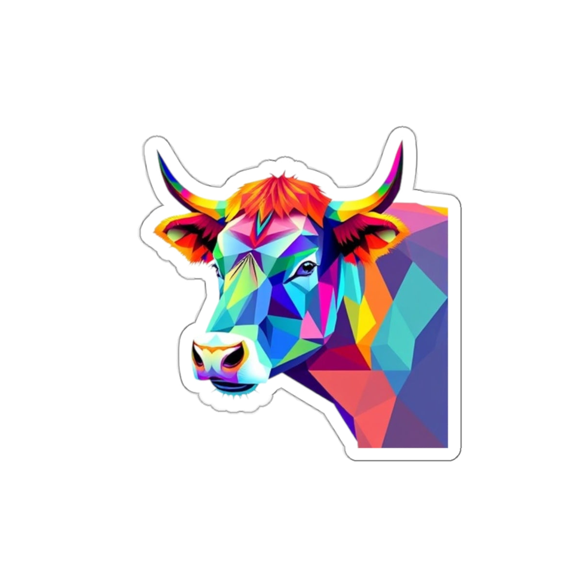 Die-Cut Stickers - Pride Bull - EqualiTees.Me