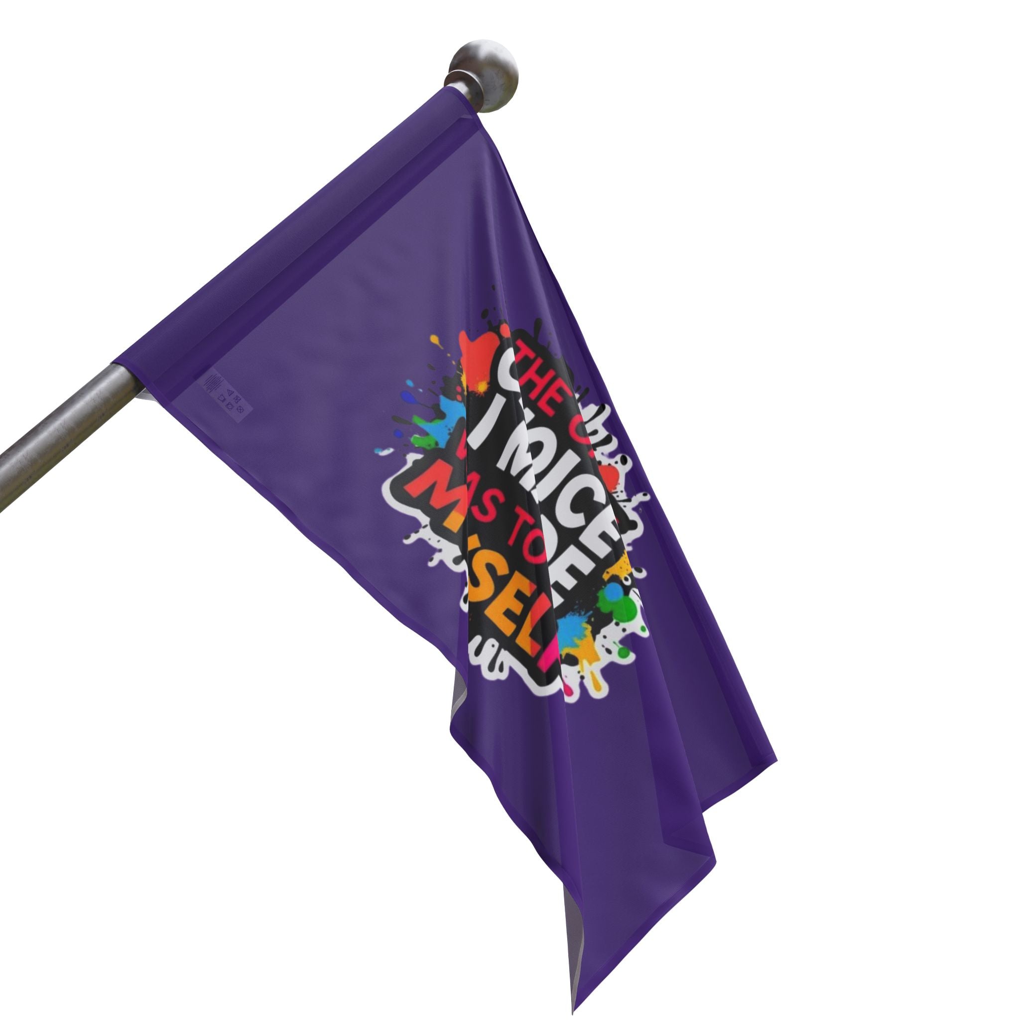 The Only Choice I Made was to Be Myself Flag - EqualiTees.Me