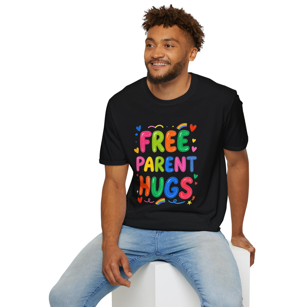 Free Parent Hugs Affirming T-Shirt
