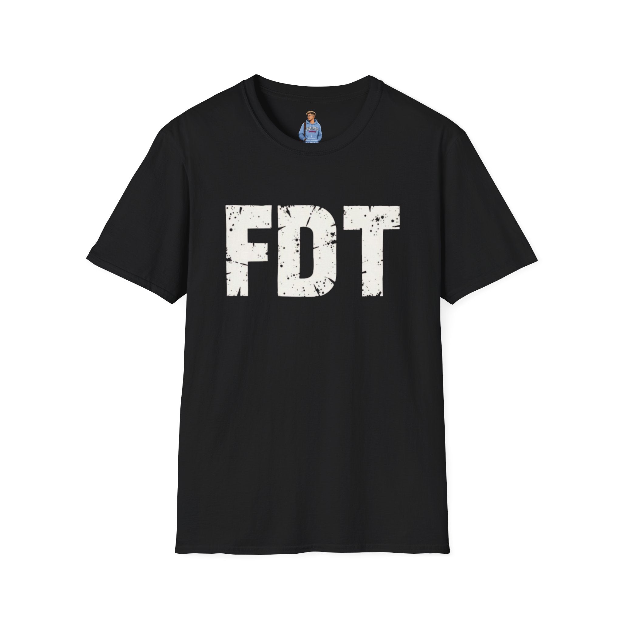 FDT Political Protest Distressed Graphic T-Shirt