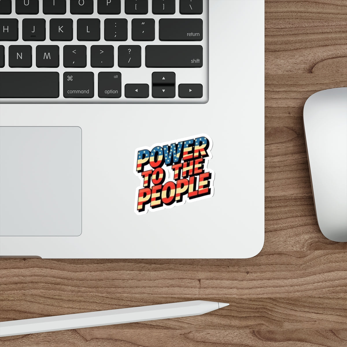 Die-Cut Stickers -  Power to the People - EqualiTees.Me