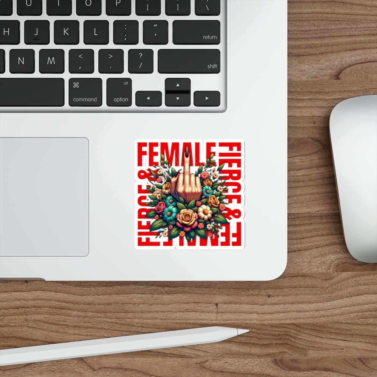 Die-Cut Stickers - Fierce Female - EqualiTees.Me