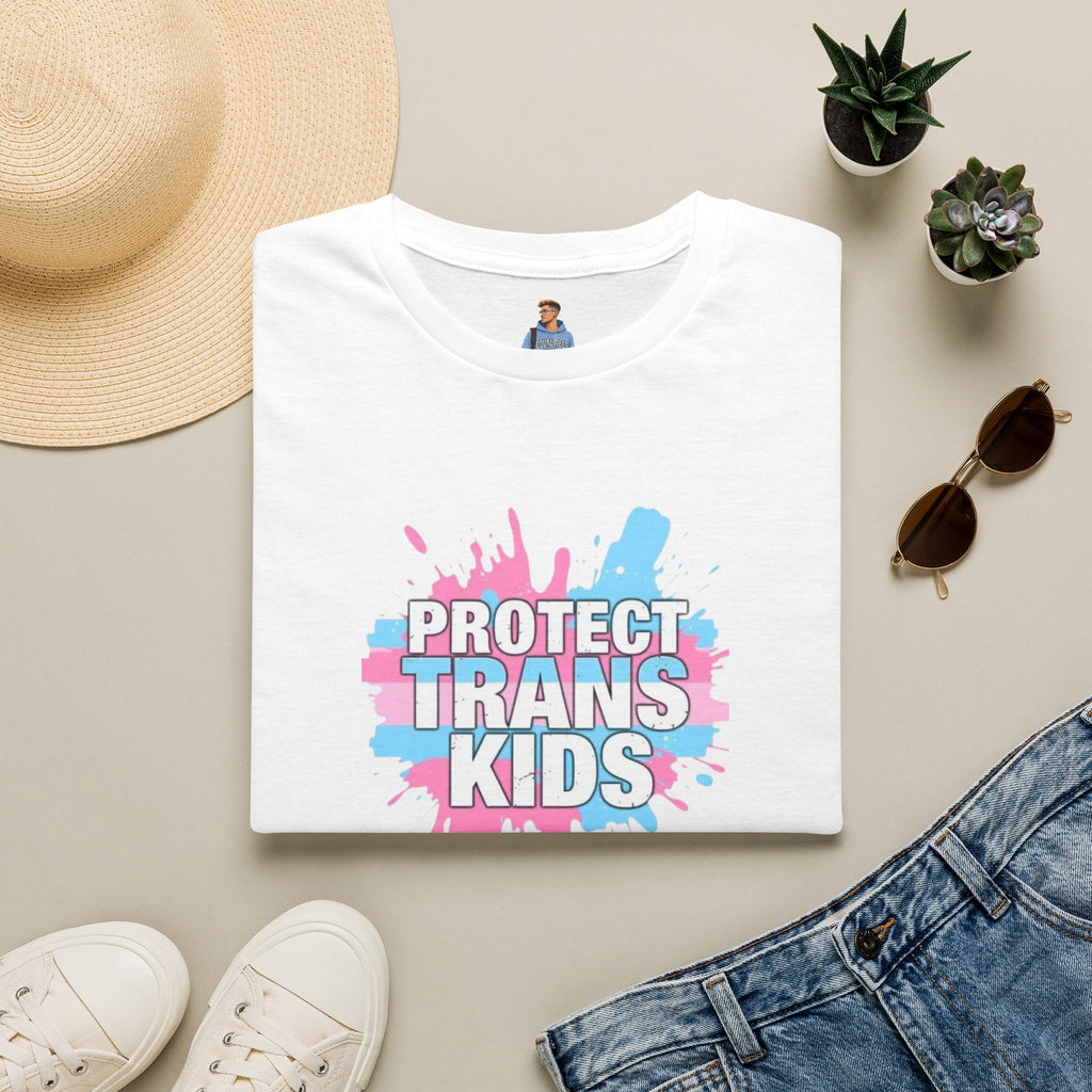 Camiseta unisex infantil "Protect Trans" - Ropa de apoyo LGBTQ+