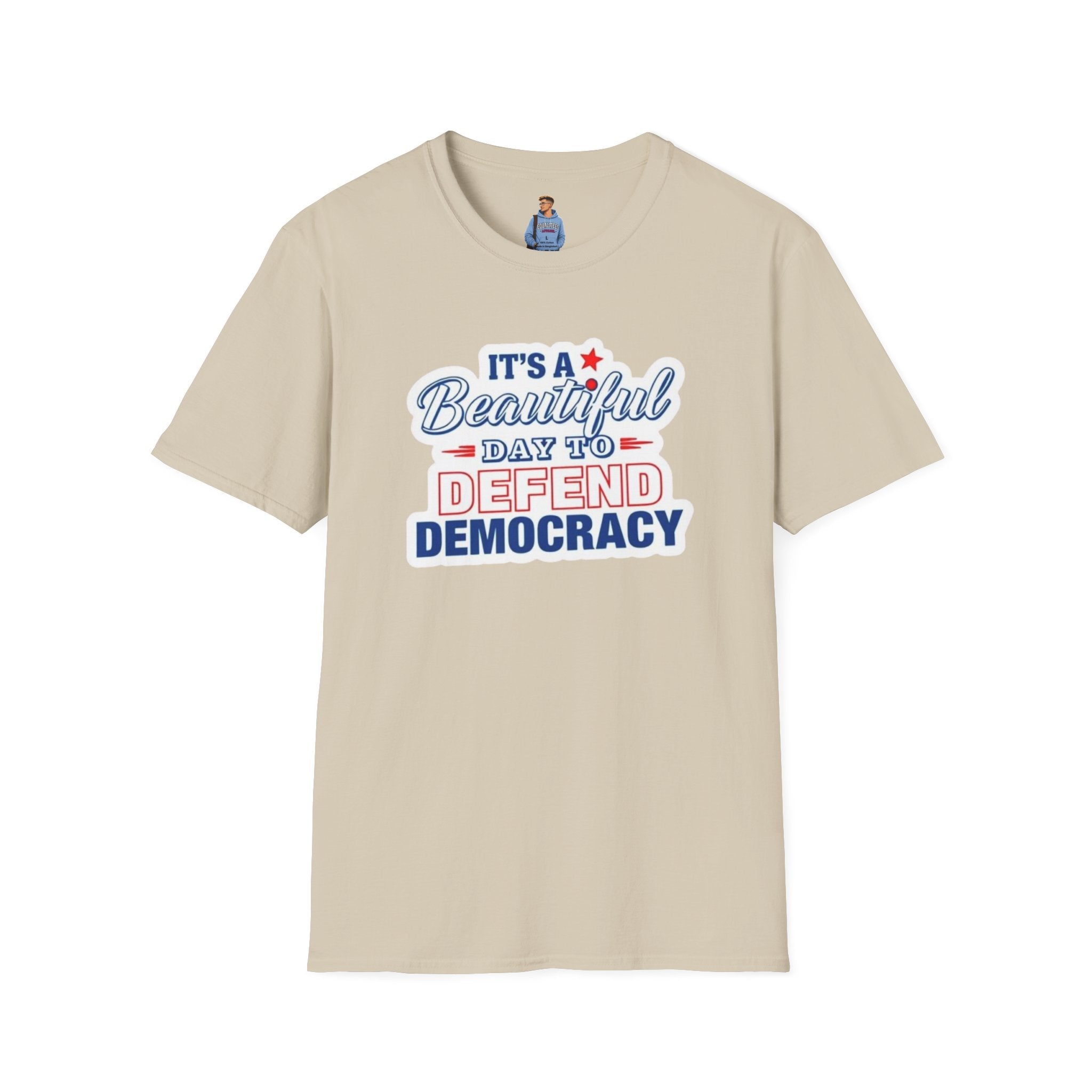 Camiseta unisex suave "Defend Democracy": perfecta para el activismo y el uso diario.