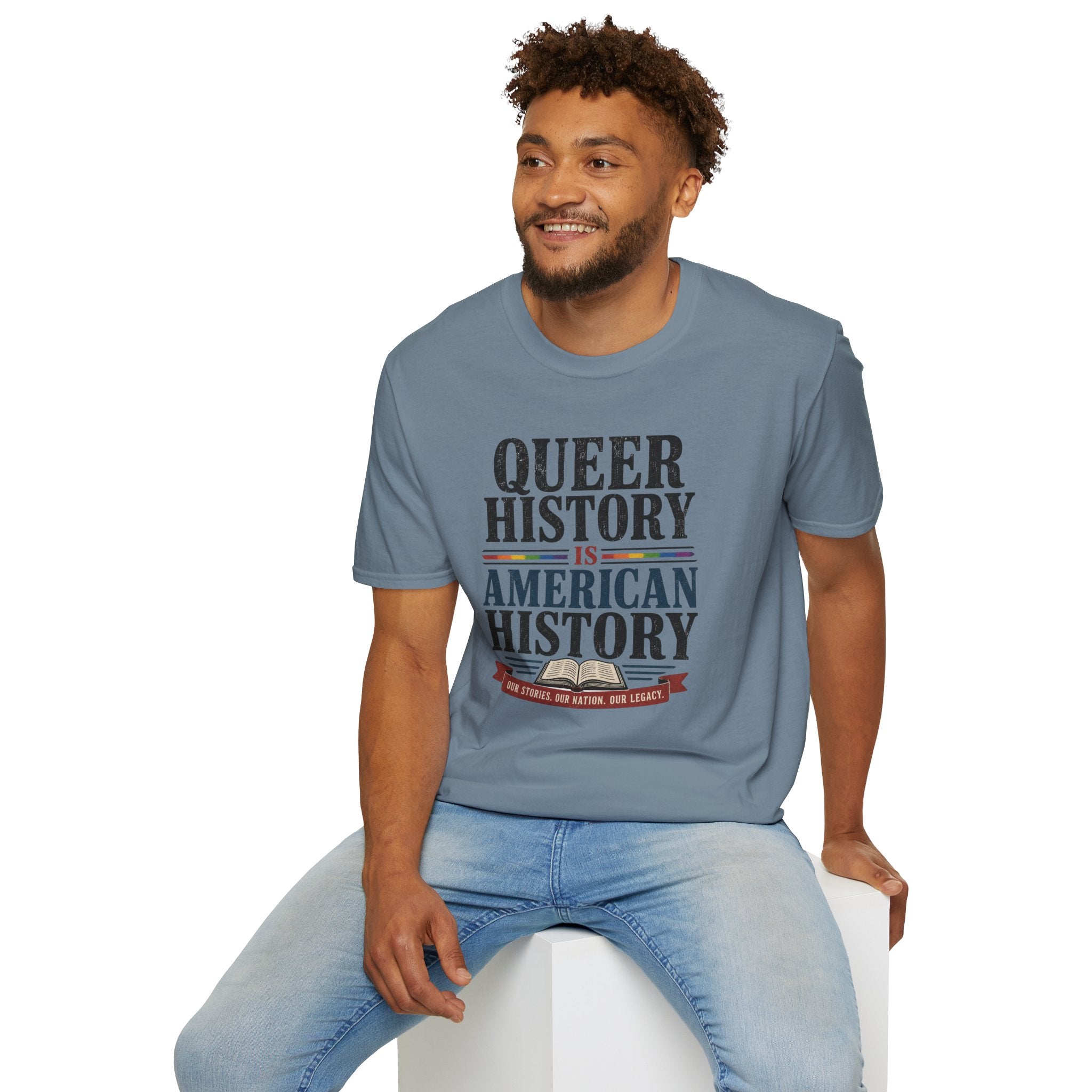 Queer History Is American — Graphic T-Shirt