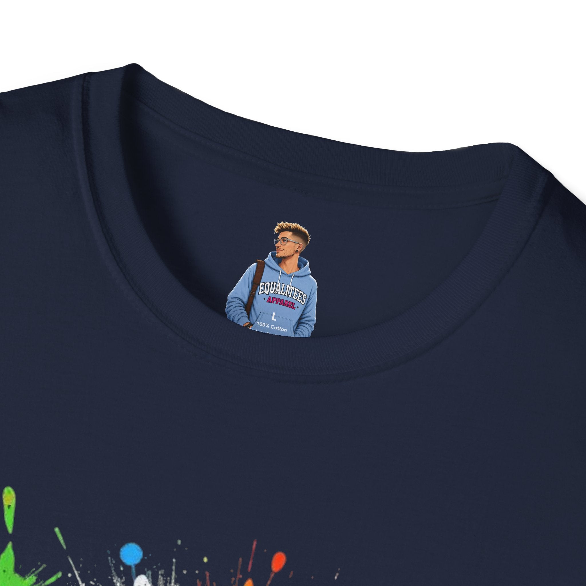 Bold Rainbow WTF Color Splash T-Shirt