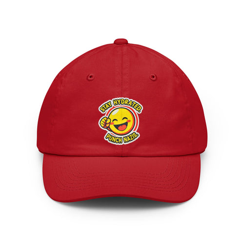"Stay Hydrated Punch Nazis" Smiley Cap