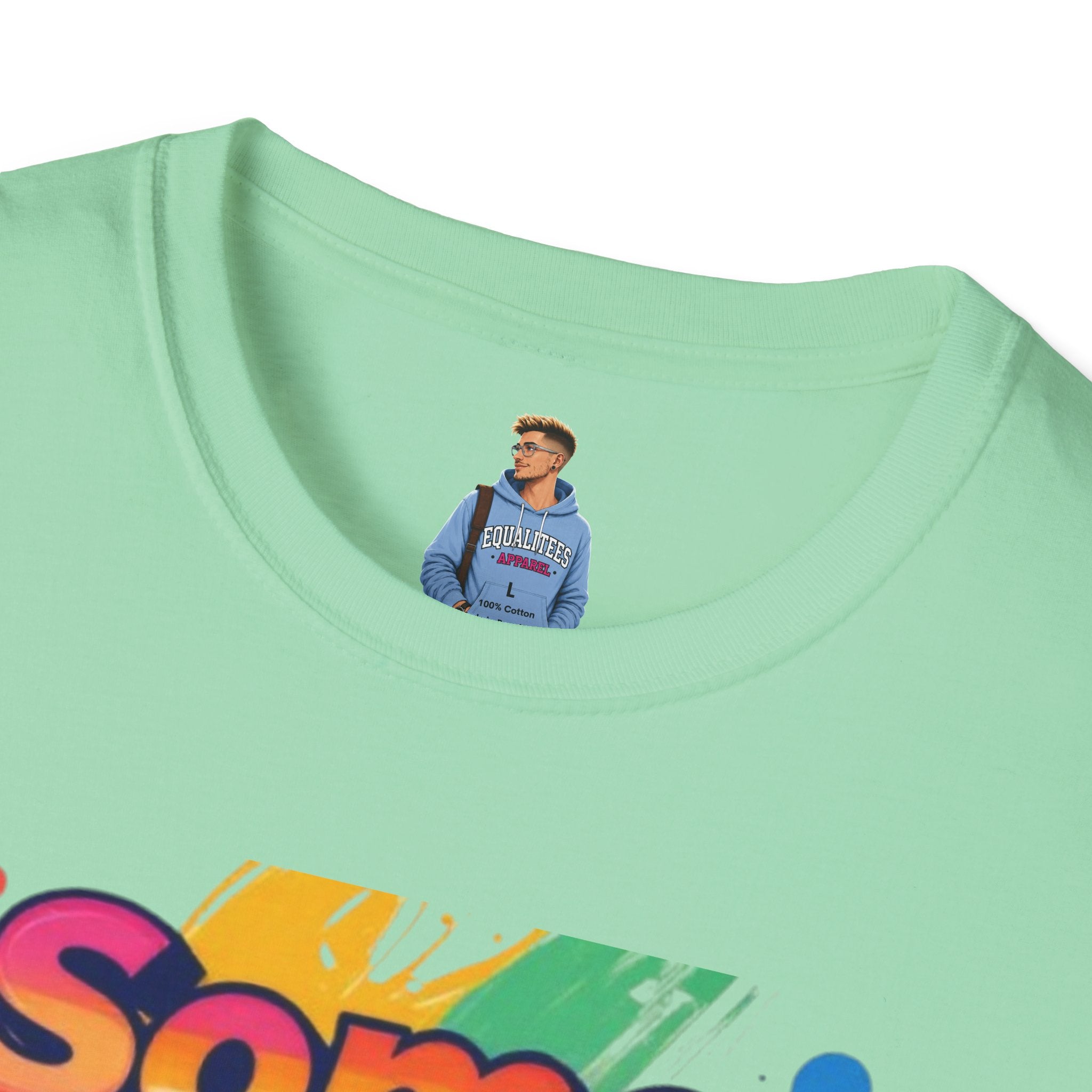 Some People Are Queer T-Shirt Rainbow Graphic