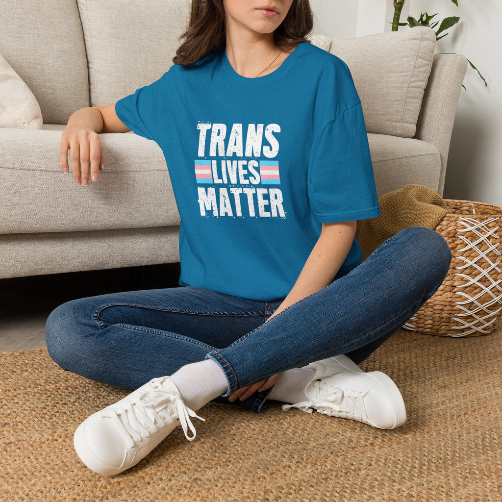 Trans Lives Matter Unisex Softstyle T-Shirt - Support LGBTQ+ Rights