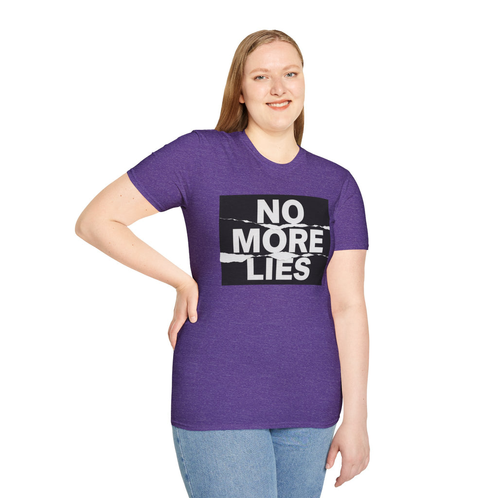 No More Lies T-Shirt — Bold Protest Graphic Tee