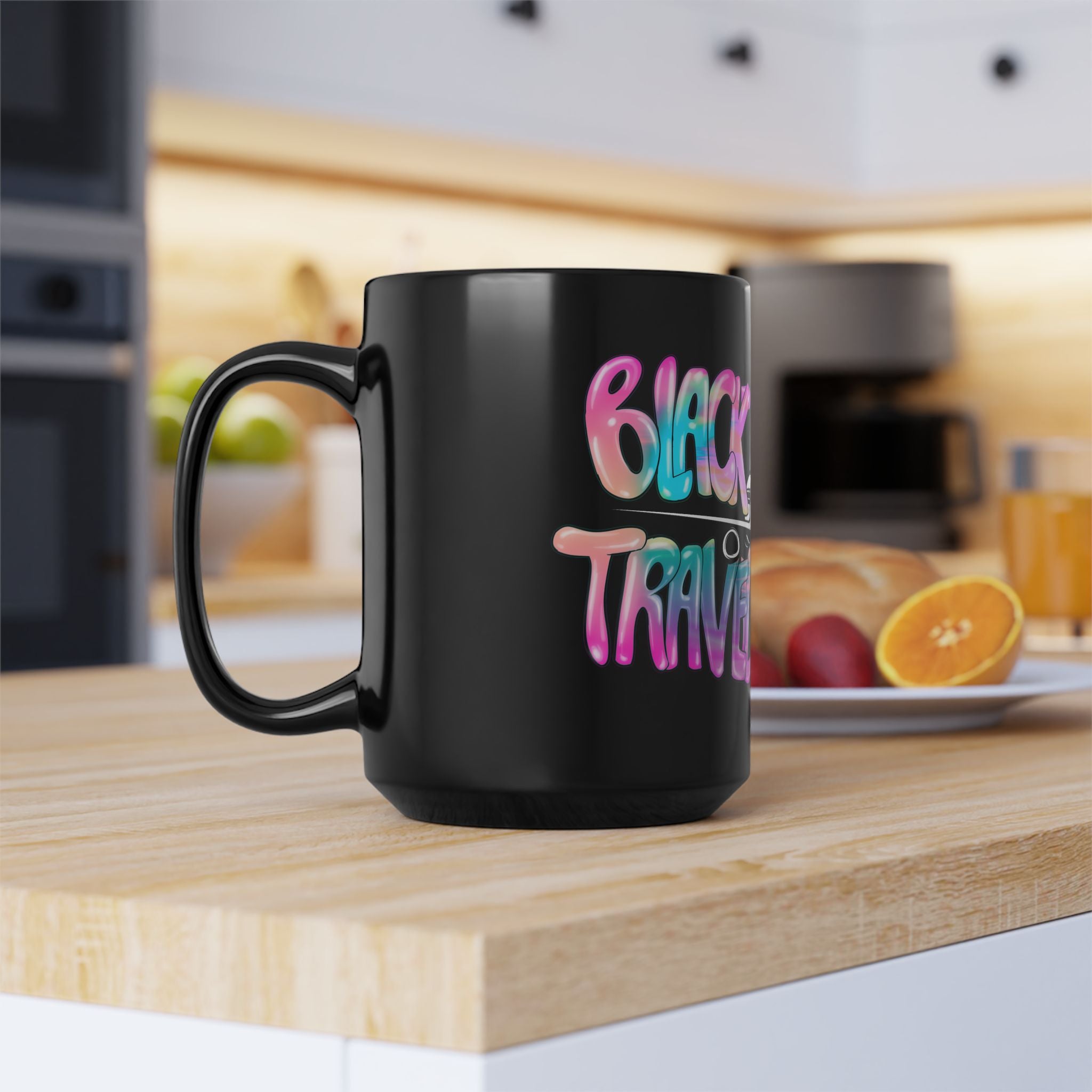 BTTF - Black Trans Travel Fund Black Ceramic Mug 11oz/15oz