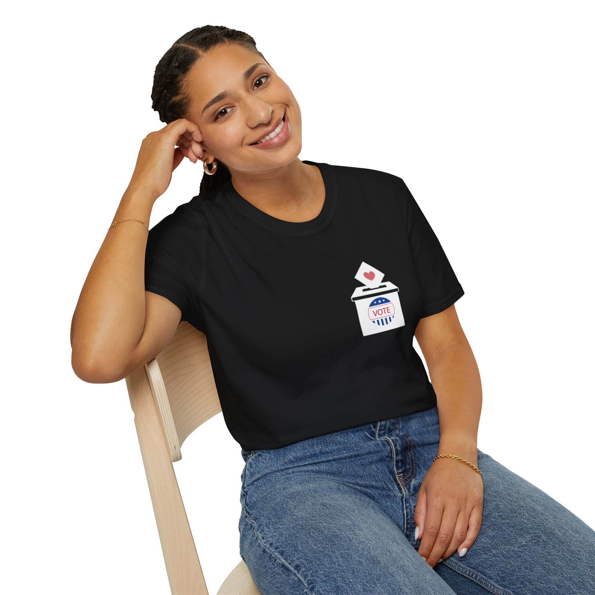 Vote with Your Heart Unisex Softstyle T-Shirt
