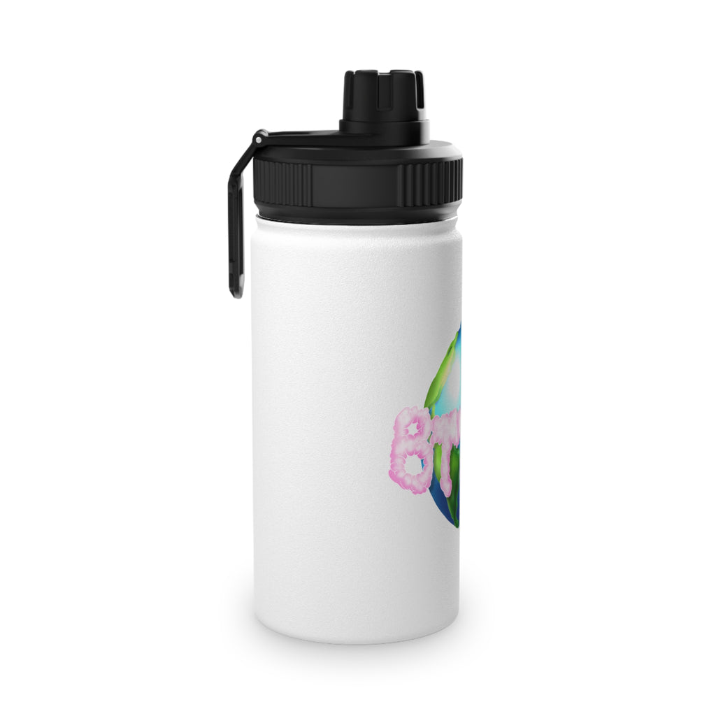 BTTF - Black Trans Travel Fund Logo Stainless Steel Sports Water Bottle