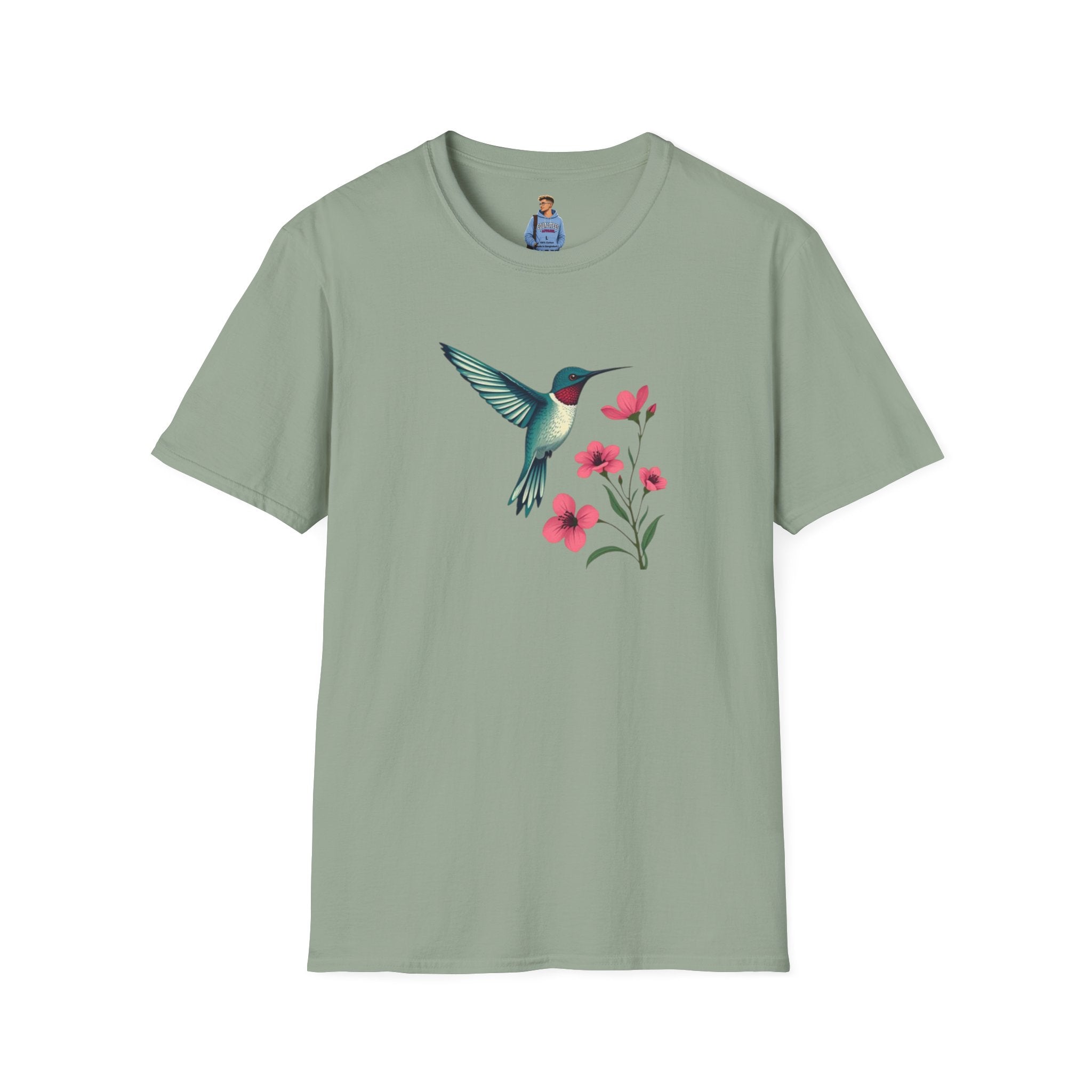 Floral Hummingbird T-Shirt
