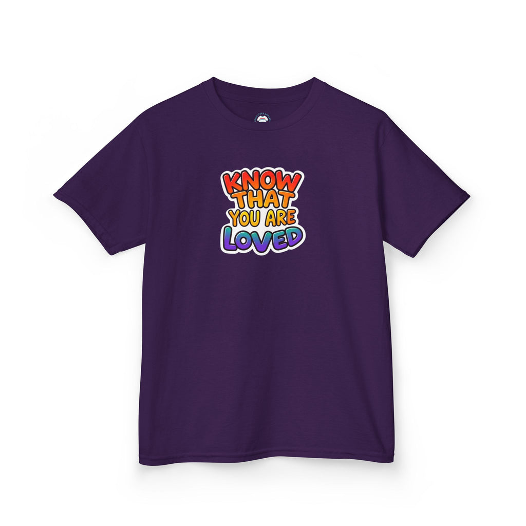 Know That You Are Loved Heavy Cotton™ Tee - Peace Tee for Children - EqualiTees.Me