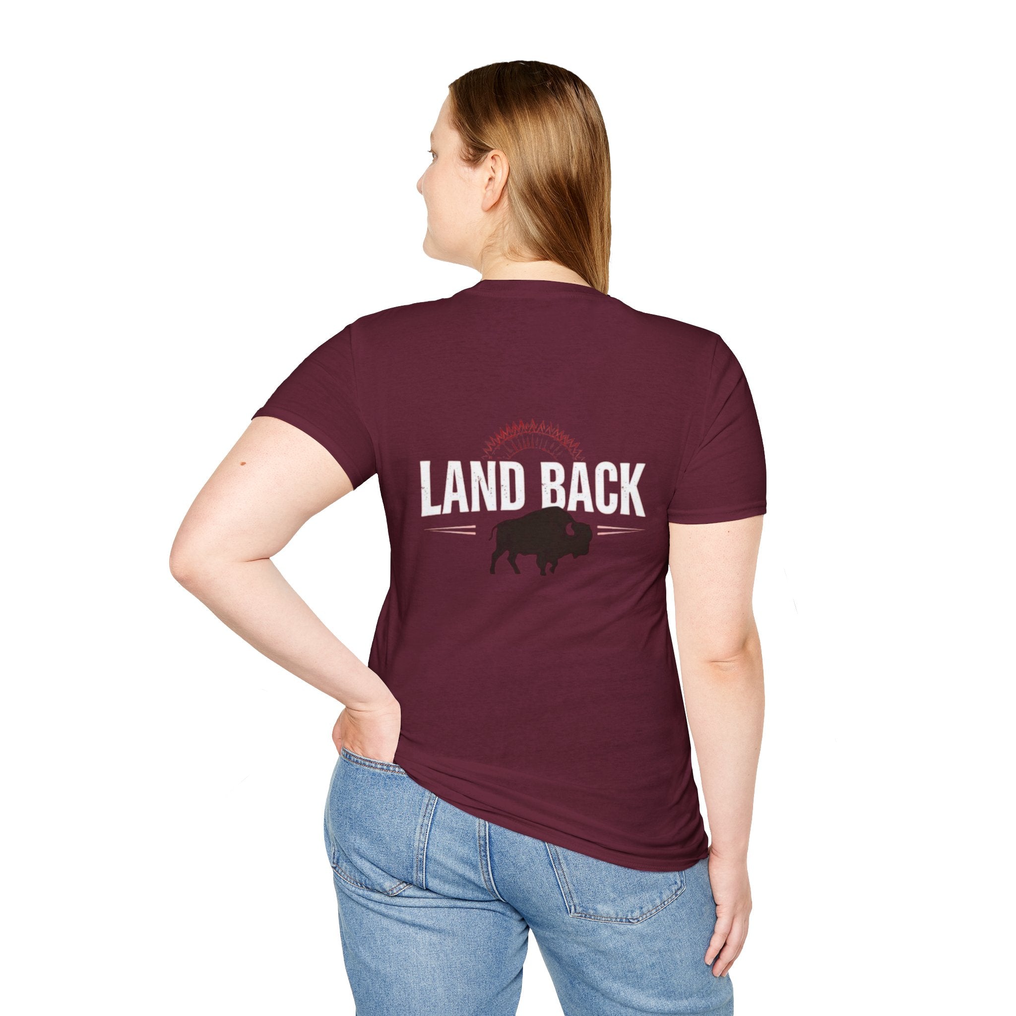 'Land Back' Unisex Softstyle T-shirt