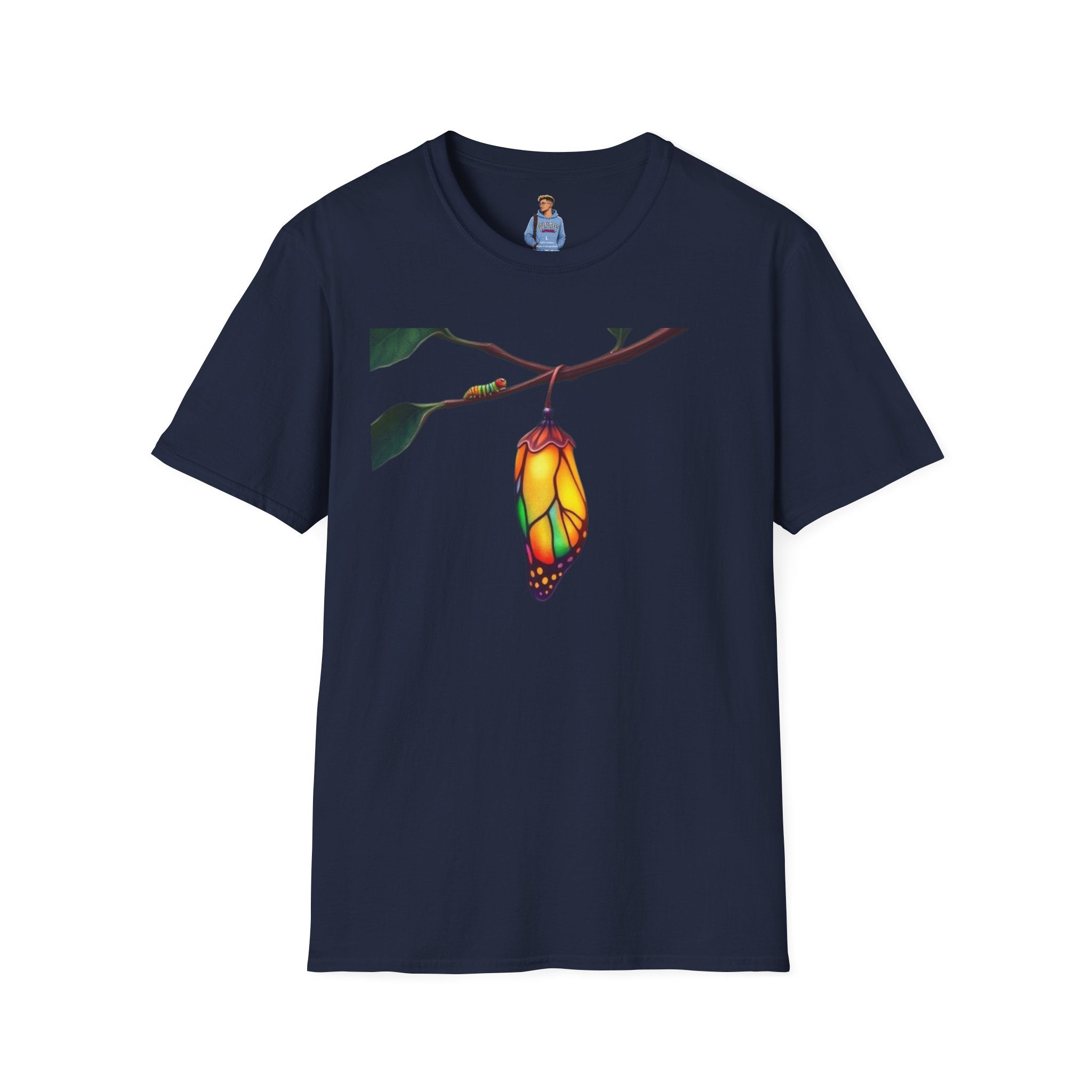 Rainbow Butterfly Cocoon Pride T-Shirt