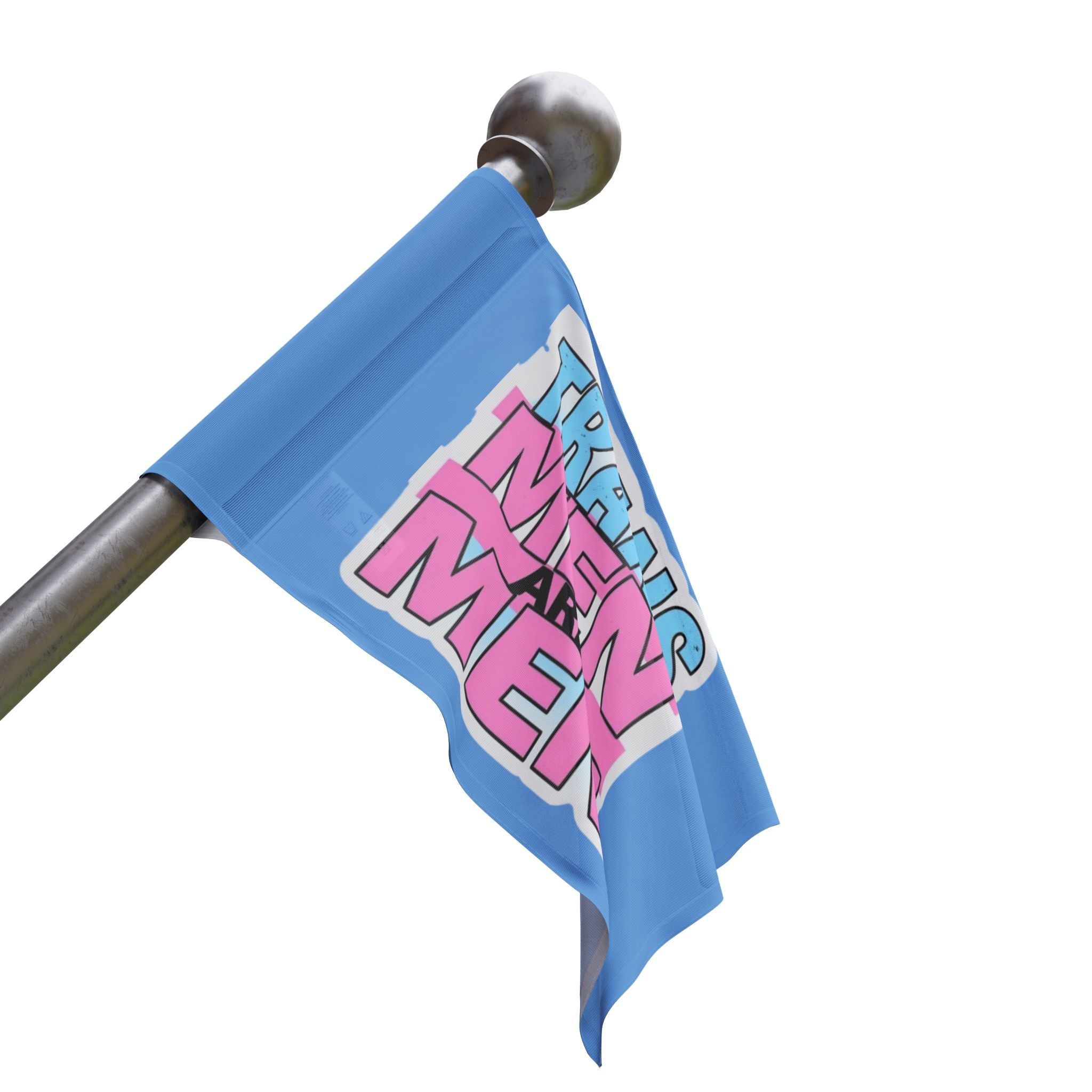 Trans Men Are Men Pride and Protest Flag - EqualiTees.Me