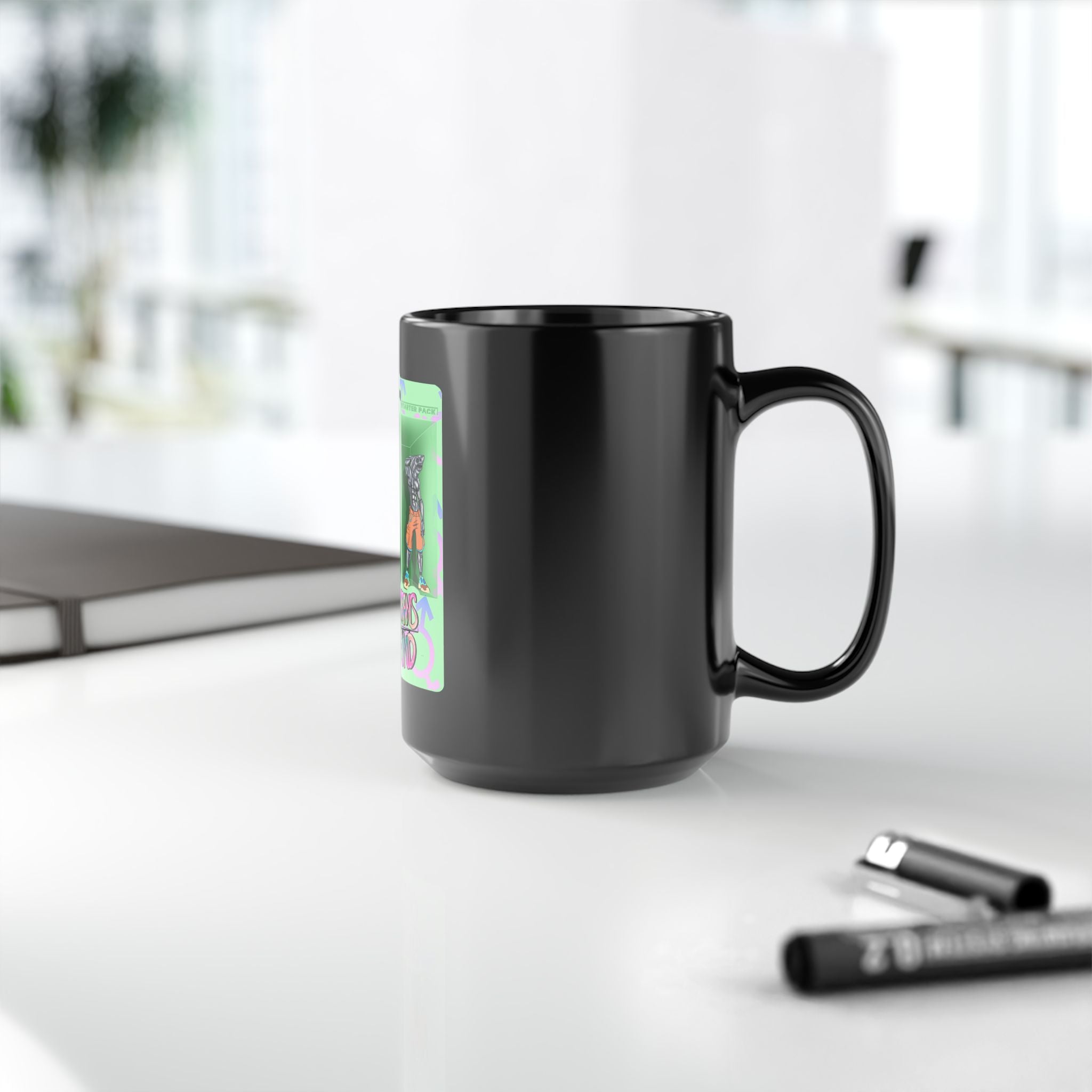 BTTF - Black Trans Travel Fund Black Ceramic Mug 11oz/15oz