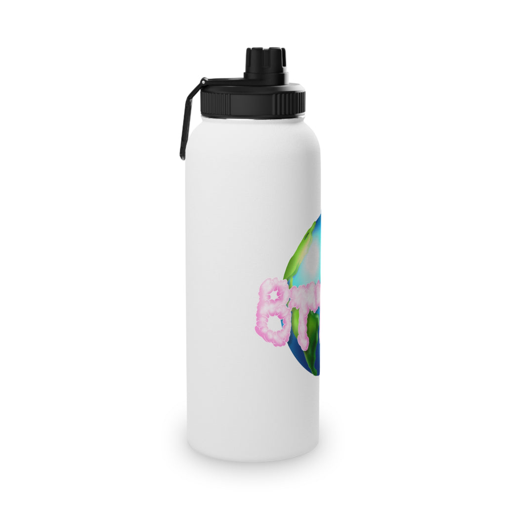 BTTF - Black Trans Travel Fund Logo Stainless Steel Sports Water Bottle