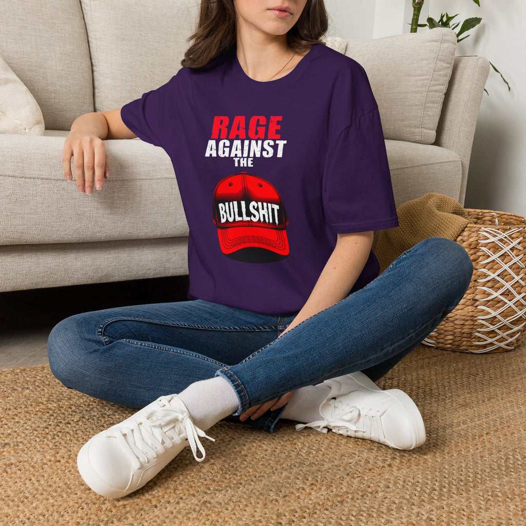 Camiseta unisex Softstyle - Camiseta gráfica "Rage Against the BS"