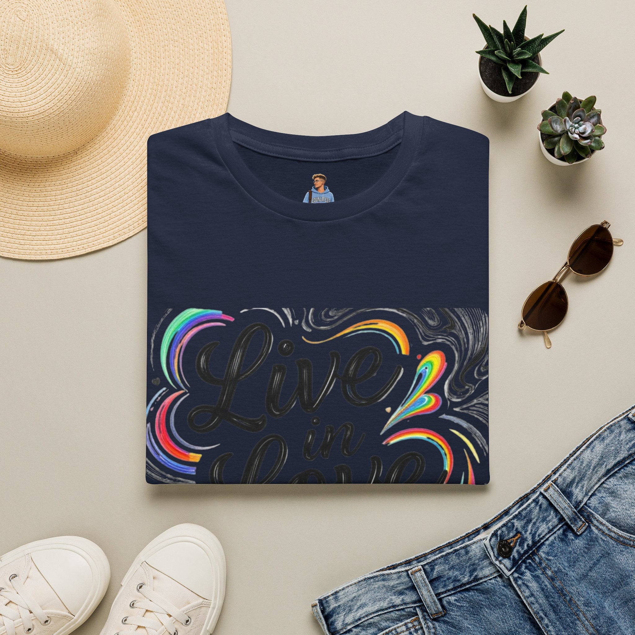 Live in Love Inspirational T-Shirt