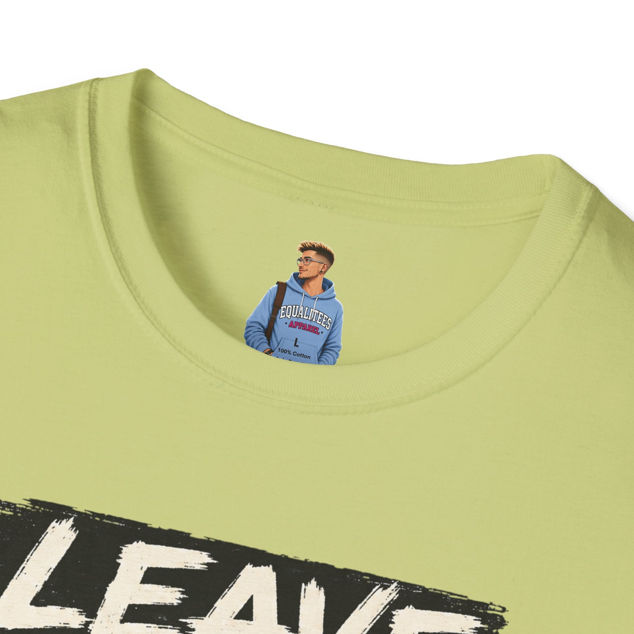 T-Shirt — "Leave Black People Alone" Social Justice Statement Tee