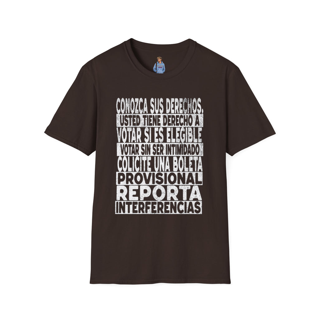 Know Your Voting Rights Spanish T-Shirt