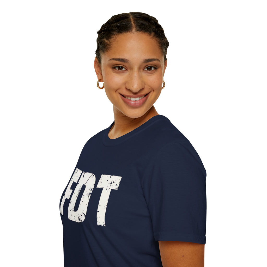 FDT Political Protest Distressed Graphic T-Shirt