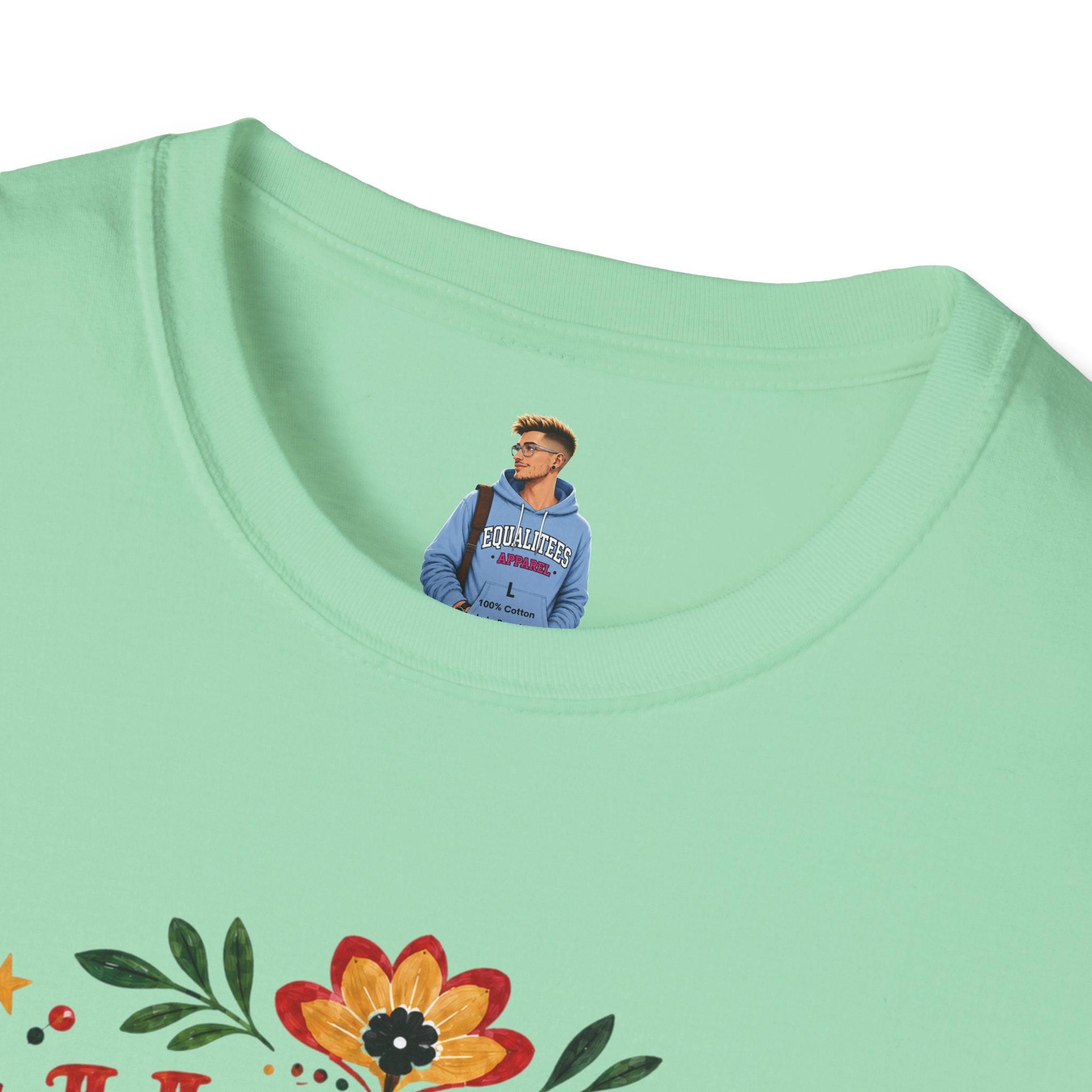 Juneteenth T-Shirt — "Happy Juneteenth" Floral Celebration Tee