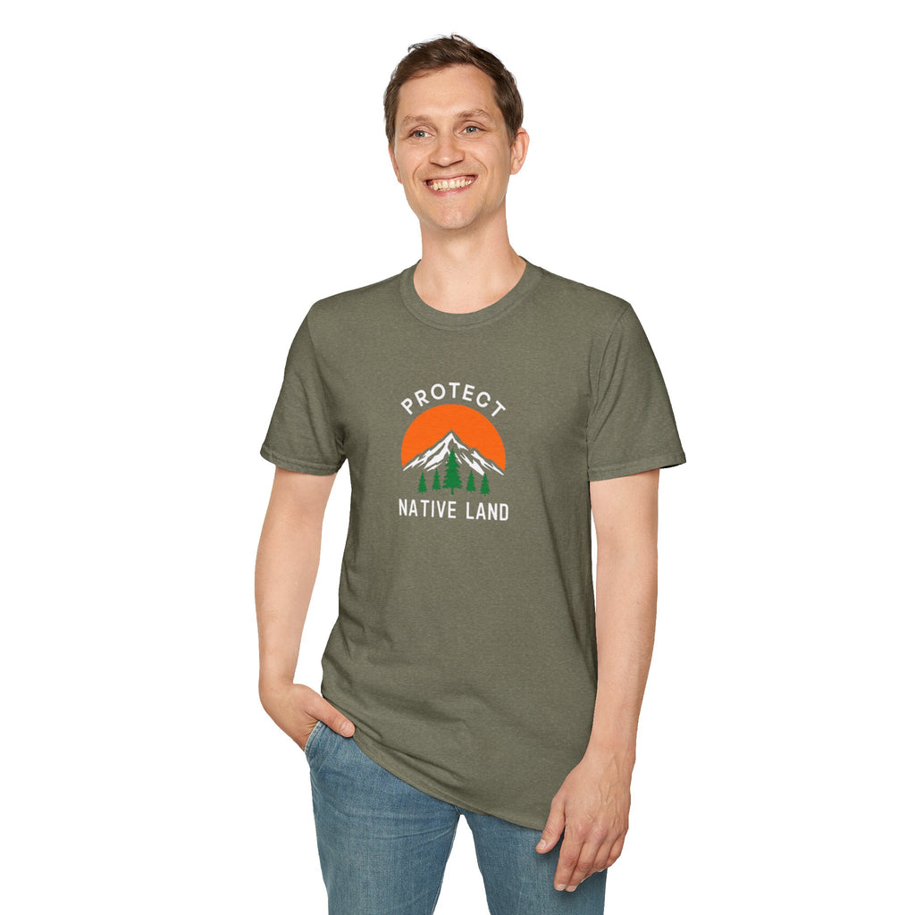 Protect Native Land Softstyle Unisex T-shirt