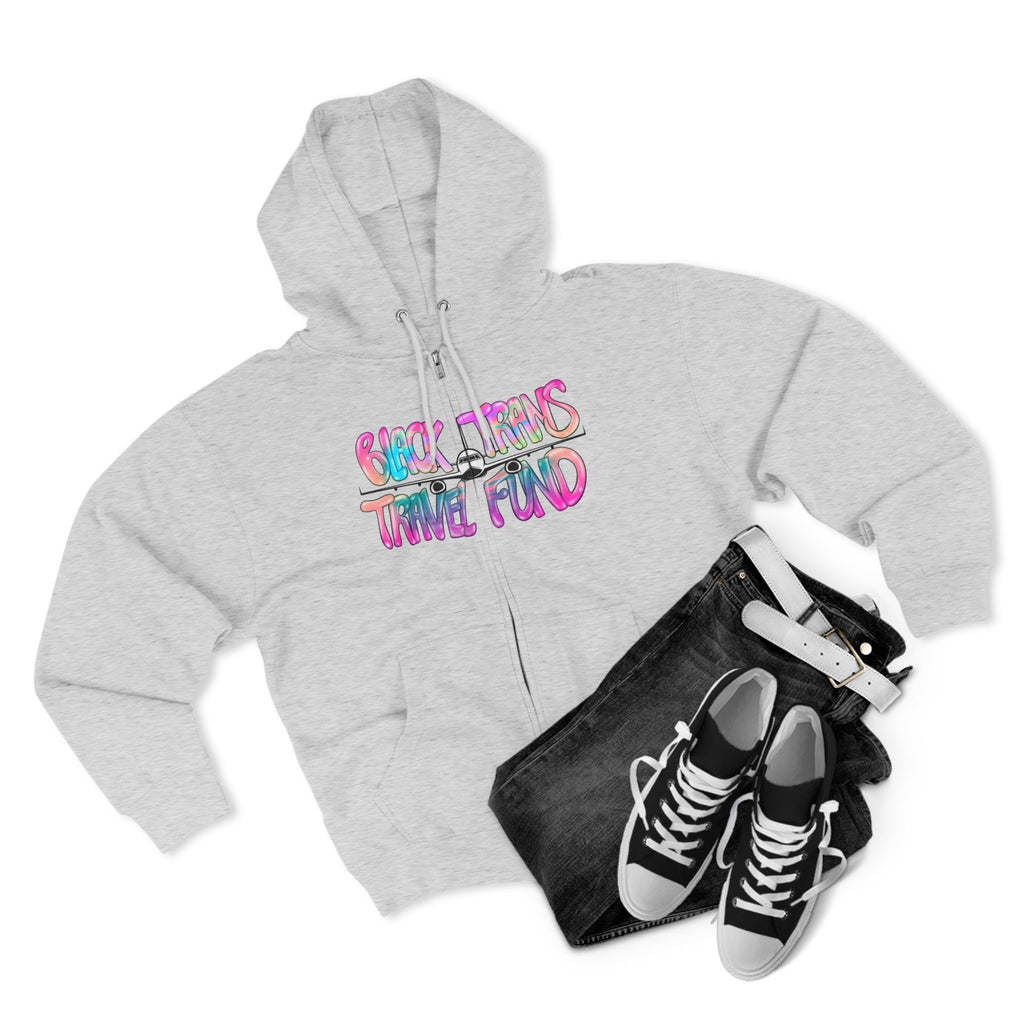BTTF - Black Trans Travel Fund Unisex Zip-Up Hoodie