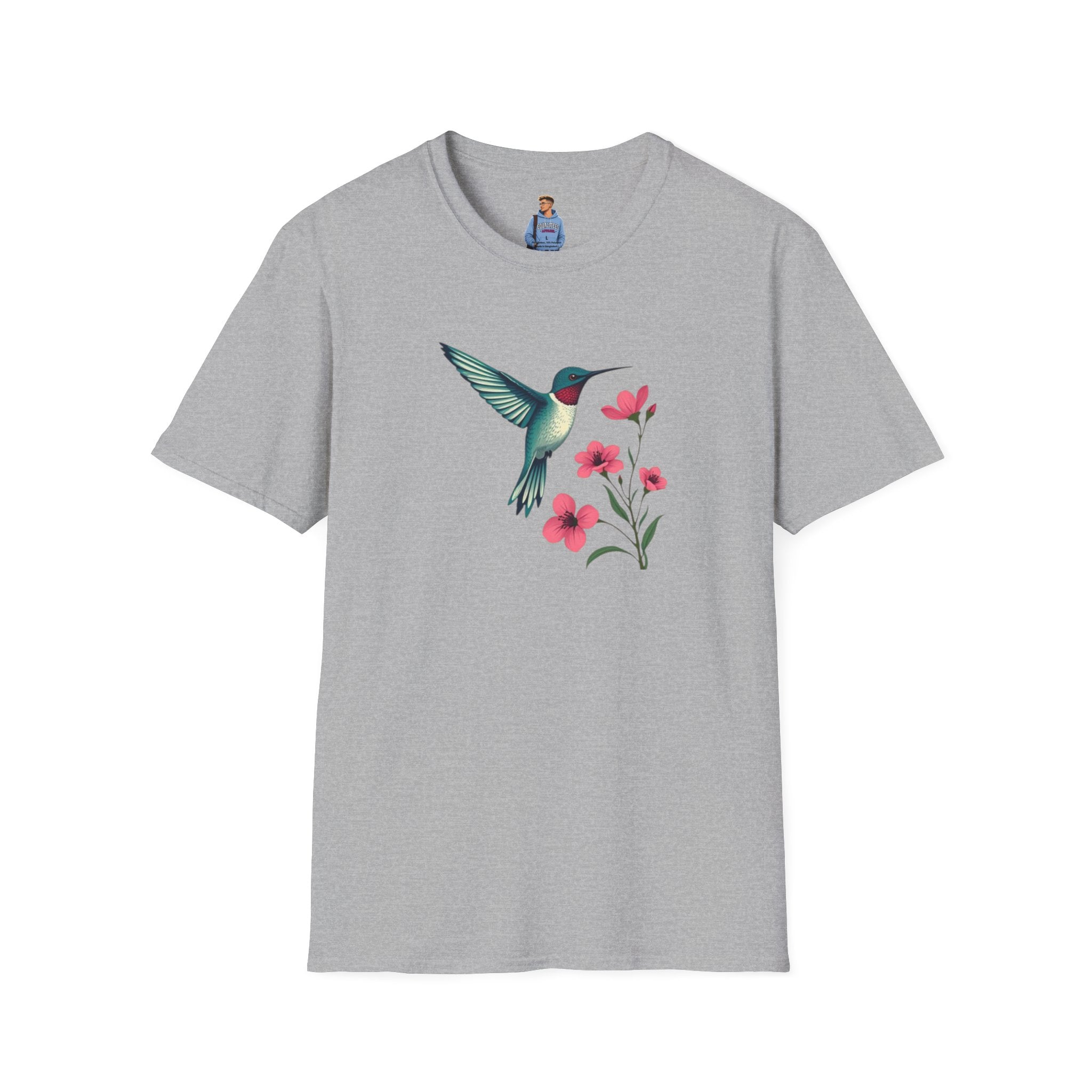 Floral Hummingbird T-Shirt