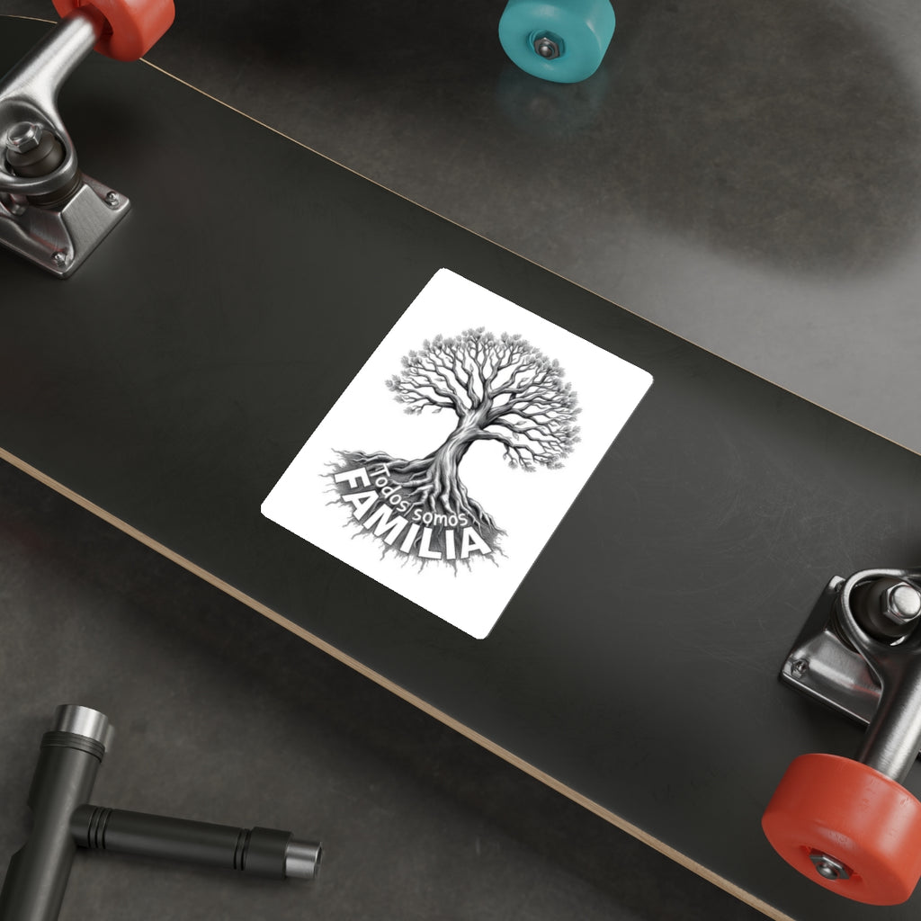 Die-Cut Stickers - Todos Somos Familia-We Are All Family - EqualiTees.Me