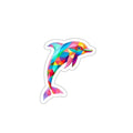 Die-Cut Stickers - Pride Dolphin - EqualiTees.Me