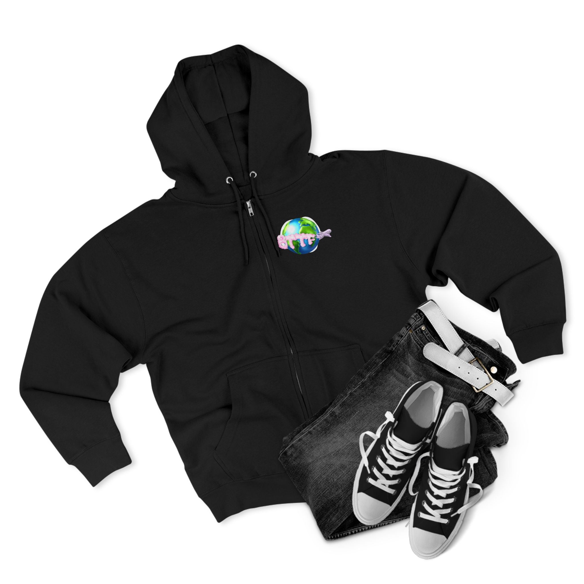 BTTF - Black Trans Travel Fund Unisex Zip-Up Hoodie