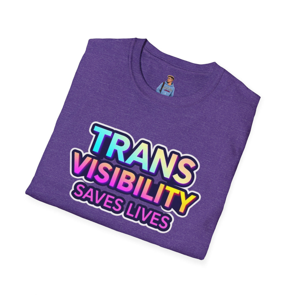 Trans Visibility Saves Lives Statement T-shirt