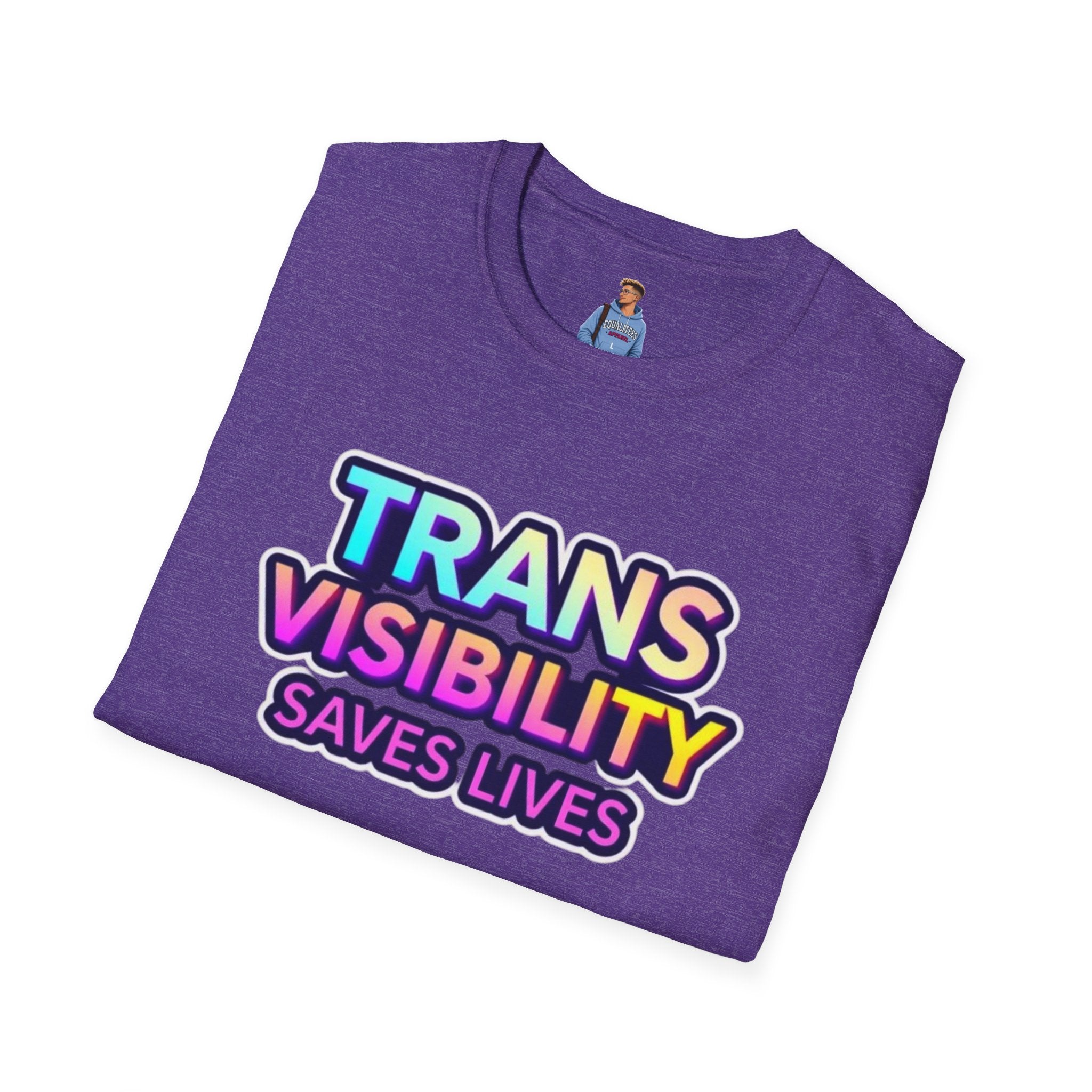 Trans Visibility Saves Lives Statement T-shirt