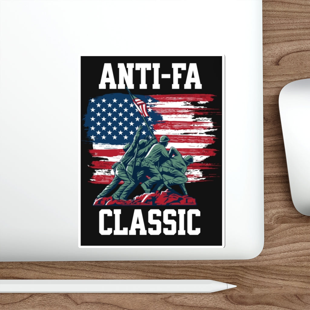 Die-Cut Stickers - Anti-Fa Classic - EqualiTees.Me