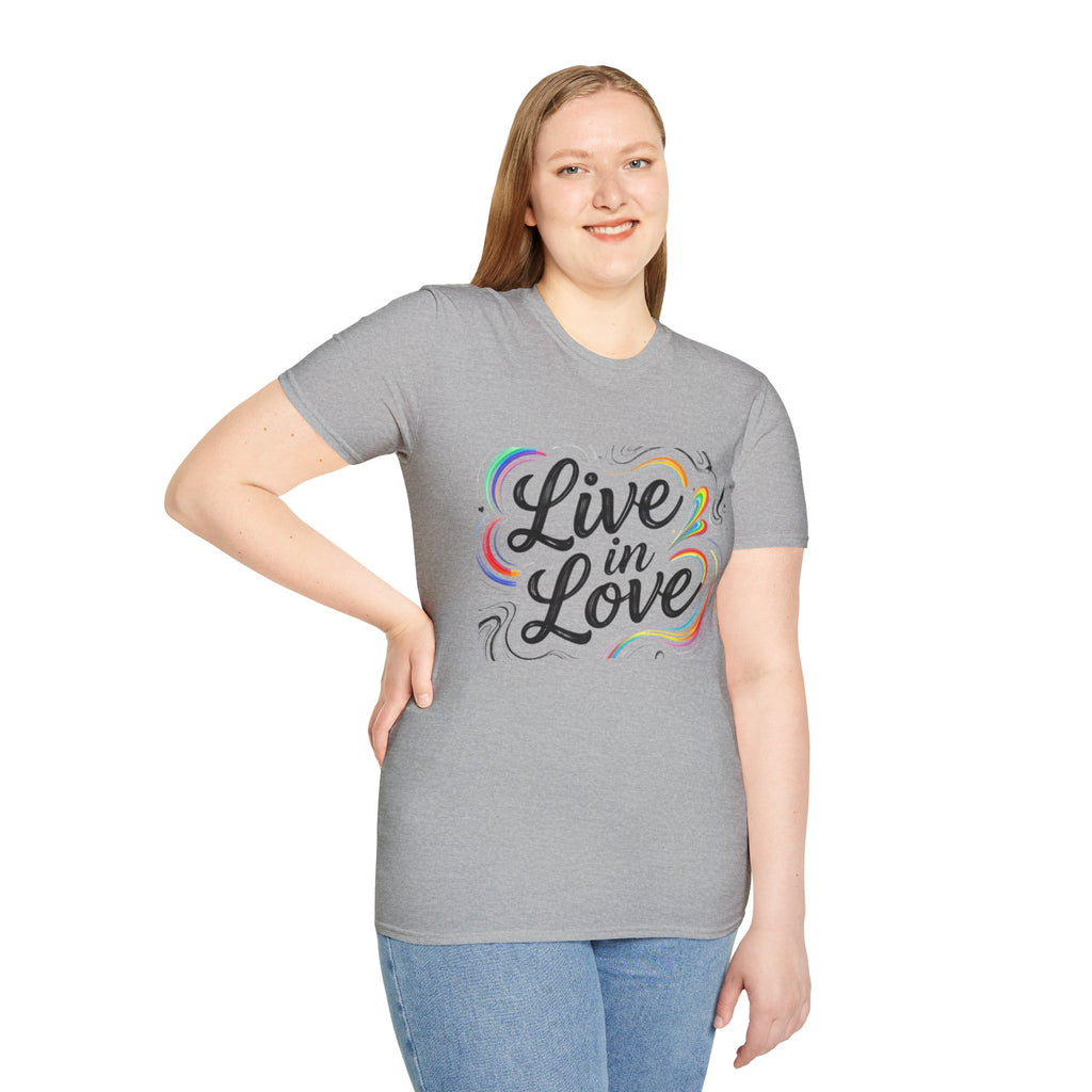 Live in Love Inspirational T-Shirt